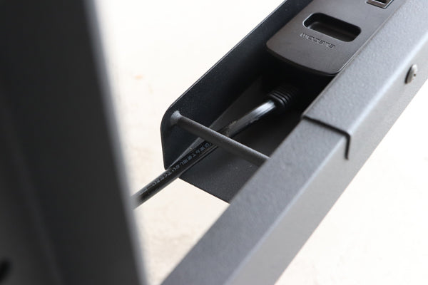 テレビ台 幅130cm 高さ調整 木製 天然木 配線 収納 スチール テレビボード デスク おしゃれ -16