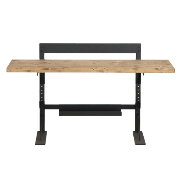 テレビ台 幅130cm 高さ調整 木製 天然木 配線 収納 スチール テレビボード デスク おしゃれ -19