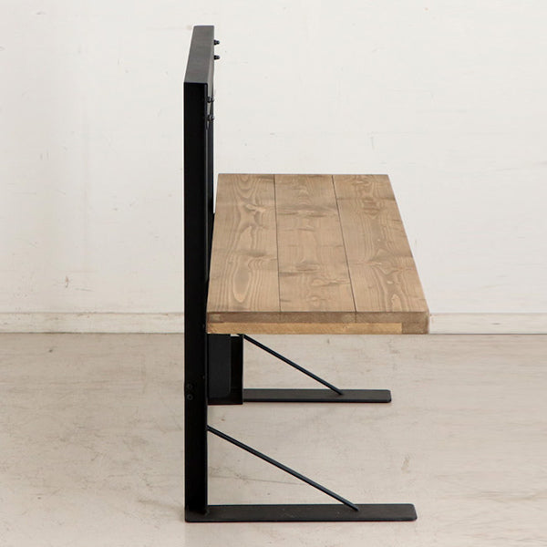 テレビ台 幅130cm 高さ調整 木製 天然木 配線 収納 スチール テレビボード デスク おしゃれ -20