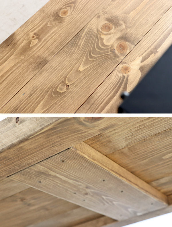 テレビ台 幅130cm 高さ調整 木製 天然木 配線 収納 スチール テレビボード デスク おしゃれ -7