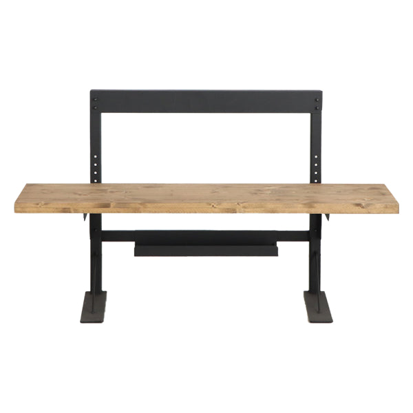 テレビ台 幅130cm 高さ調整 木製 天然木 配線 収納 スチール テレビボード デスク おしゃれ -1