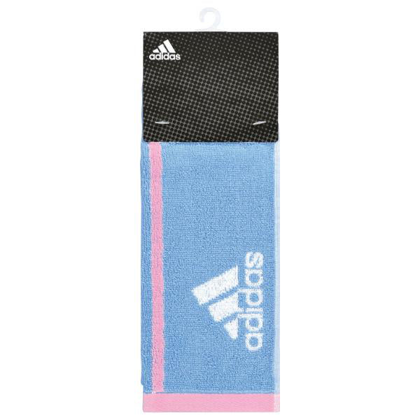 スポーツタオル adidas アディダス 20×90cmアクティブロングタオル ミルキ フェイスタオル マフラータオル -1