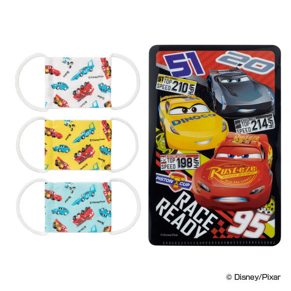 ベビー マスク 3枚 マスクケース セット 子供用 カーズ キャラクター