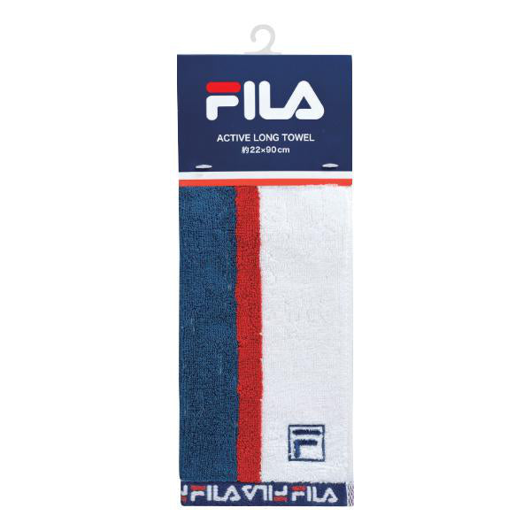 FILA フィラ アクティブロングタオル 20×90cm ライズ フェイスタオル マフラータオル タオル スポーツ