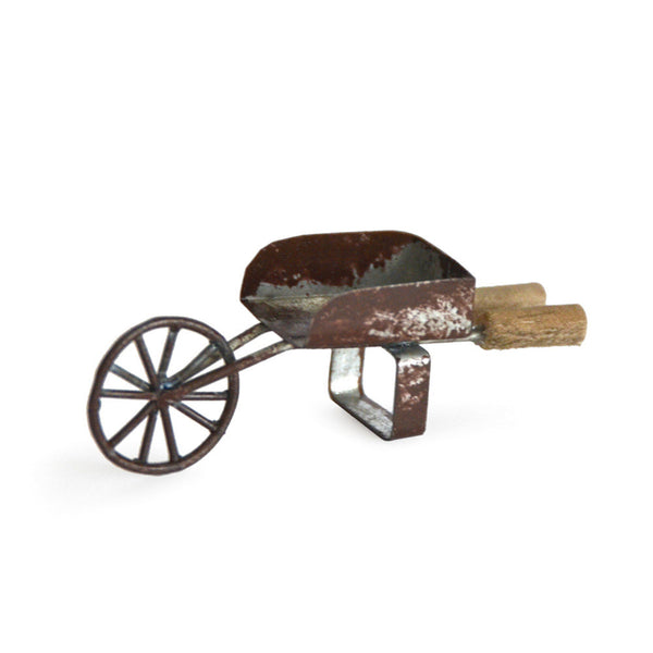 オーナメント ガーデニング 園芸 ミニチュアパーツ 手押し車