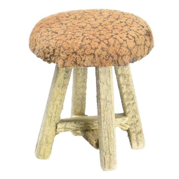 オーナメント ガーデニング 園芸 ミニチュアパーツ 布ばり丸スツール