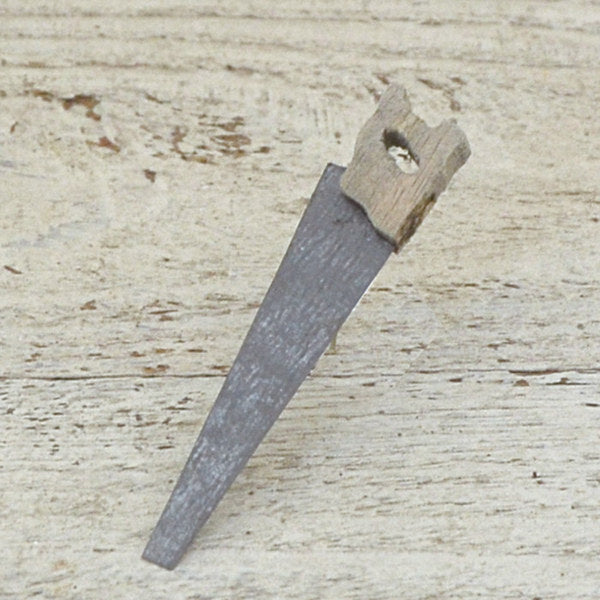 オーナメント ガーデニング 園芸 ミニチュアパーツ のこぎり Ｓ -2