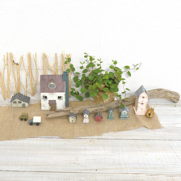 オーナメント ガーデニング 園芸 ミニチュアパーツ のこぎり Ｓ -5