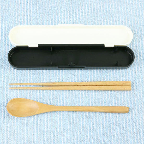 コンビセット スプーン 箸 18cm Potter モノクロ クロネコ
