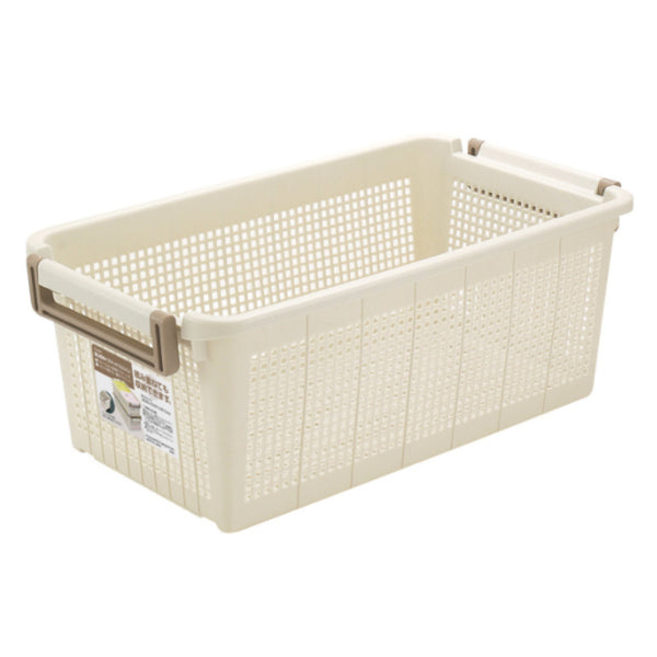 バスケット スリムL 幅29.7×奥行54×高さ21cm スタッキング