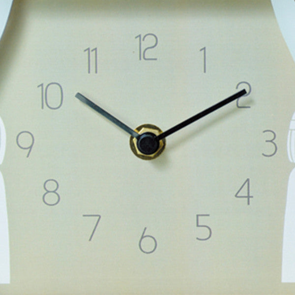 置き時計 ガラスプリント テーブルクロック 北欧 ナチュラル アナログ インテリア