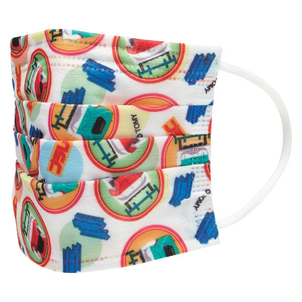 子ども用 マスク 不織布 10枚入 プラレール18