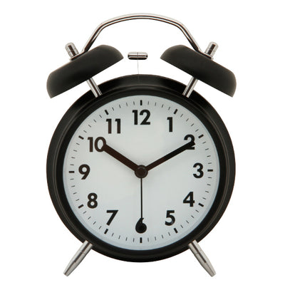 置き時計 ベル 目覚まし時計 コンパクト おしゃれ 電池式 アナログ アラーム インテリア