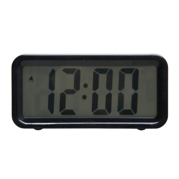 置き時計 ブロック デジタル 時計 目覚まし時計 アラーム 温度計 タイマー 電池式