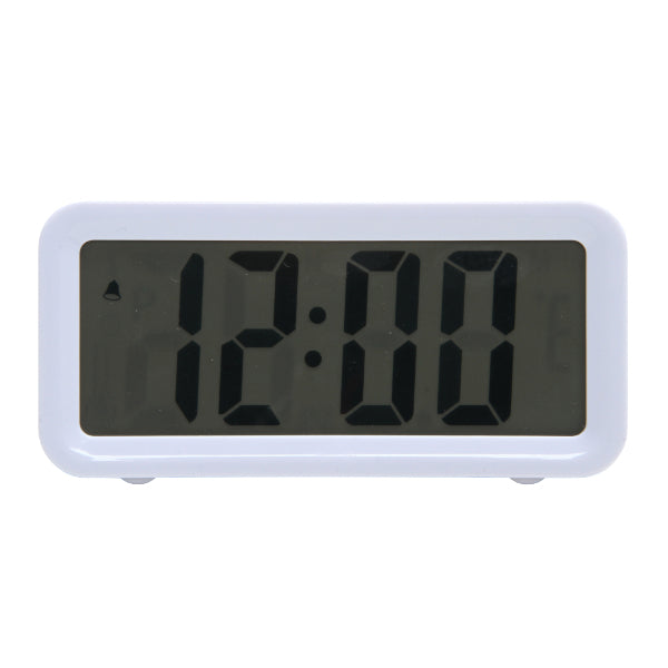 置き時計 ブロック デジタル 時計 目覚まし時計 アラーム 温度計 タイマー 電池式