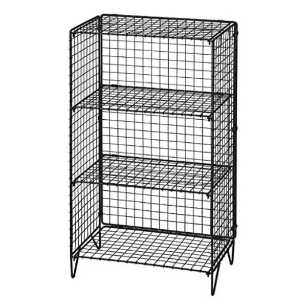 ラック 折りたたみ 3段 幅41×奥行28×高さ75cm ワイヤー