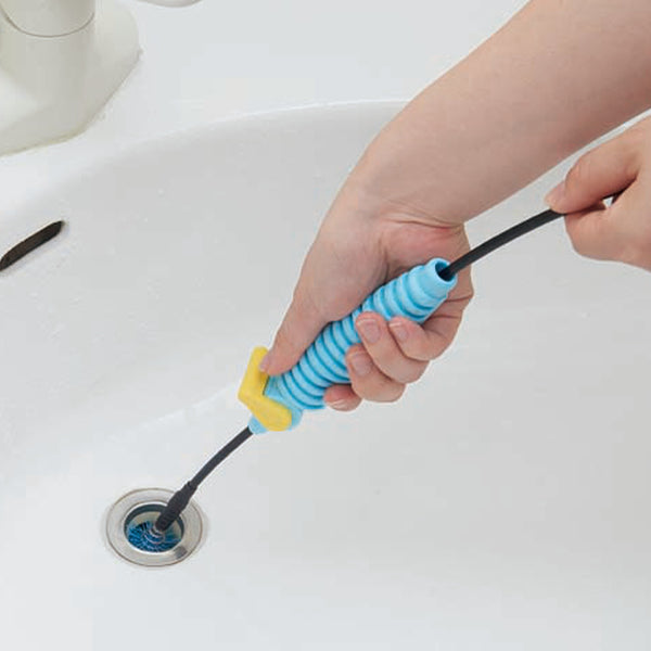 ブラシ 排水管 掃除 洗面台 毛詰まり パイプ職人 3ｍ 髪の毛 垢汚れ