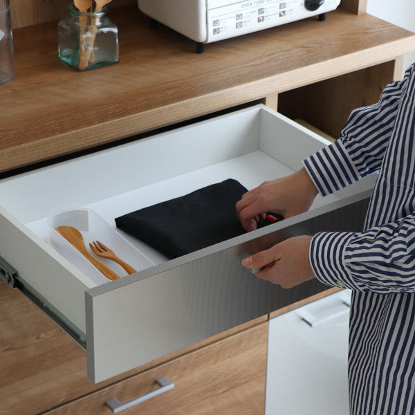 キッチンボード 食器棚 アーバンデザイン MODELLO 日本製 幅89cm
