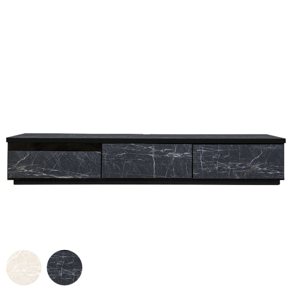 テレビ台 ローボード 石目調 モダンデザイン 日本製 幅180cm -1