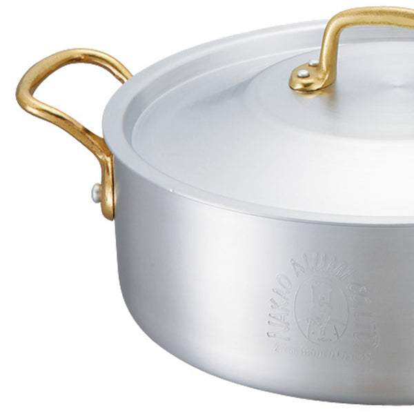 中尾アルミ製作所 キング 外輪鍋 45cm(23L) 005063 アルミ鍋 寸胴鍋 外輪鍋 片手鍋 ⁄ プロキングシリーズ 中尾アルミ