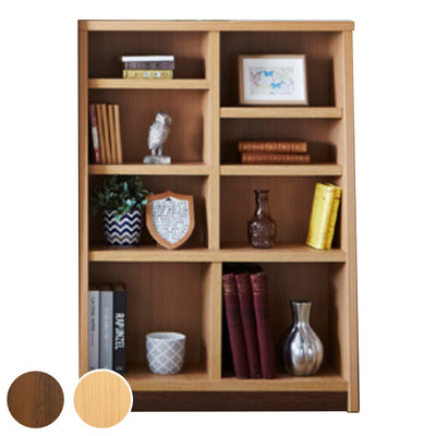 本棚 木製 ブックシェルフ 強化棚板 日本製 幅87cm 高さ120cm