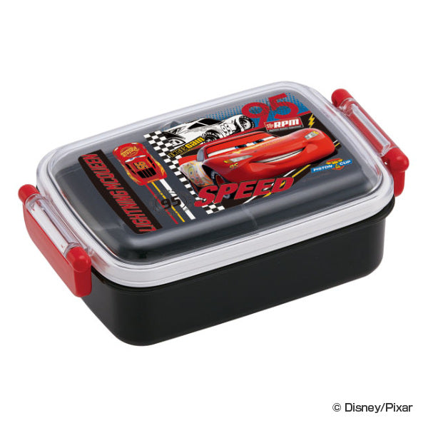 お弁当箱 1段 450ml 抗菌 ふわっと タイトランチボックス カーズ 子供