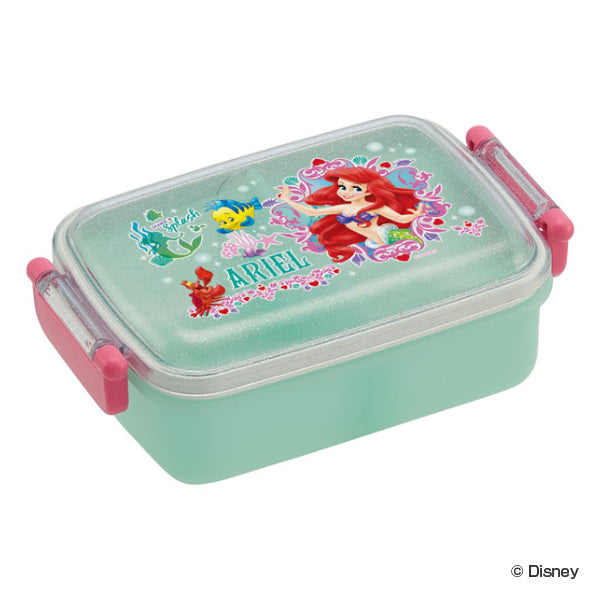 お弁当箱 1段 450ml 抗菌 ふわっと タイトランチボックス リトル・マーメイド アリエル 子供
