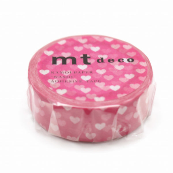 マスキングテープ 幅15mm×7m ハート mt DECO