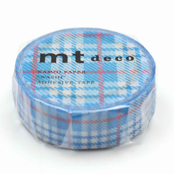 マスキングテープ チェック 幅15mm×7m mt DECO