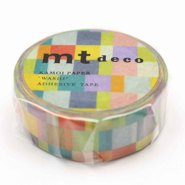 マスキングテープ モザイク 幅15mm×7m mt DECO