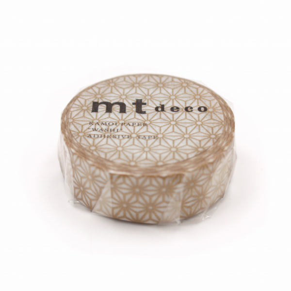 マスキングテープ 15mm×7m 麻の葉 mt DECO マステ