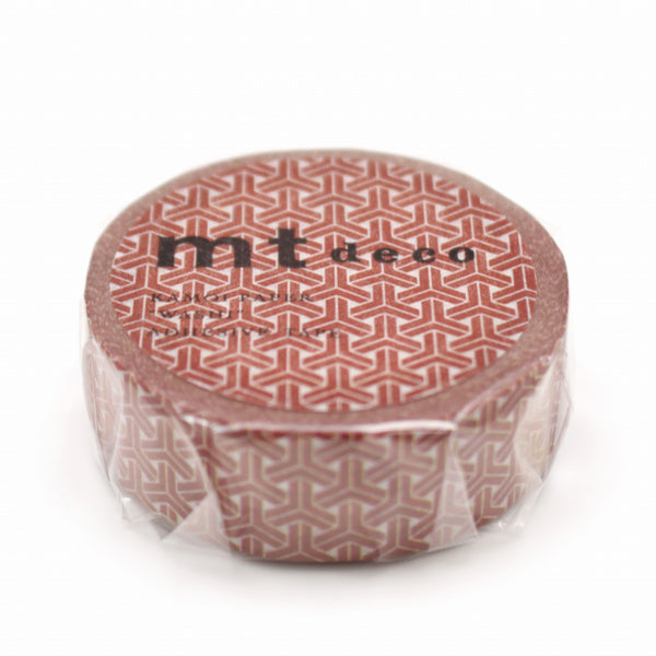 マスキングテープ 組亀甲 幅15mm×7m mt DECO