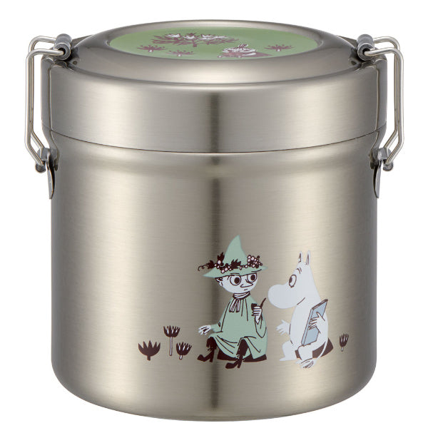 弁当箱 保温 抗菌 600ml 真空ステンレス 保温弁当箱 ムーミン くすみカラー