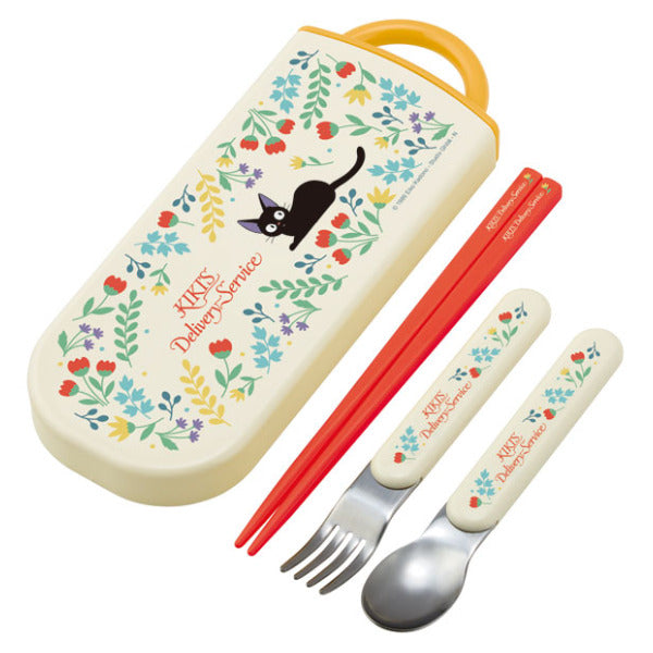 トリオセット 抗菌 箸 スプーン フォーク 魔女の宅急便 ボタニカル