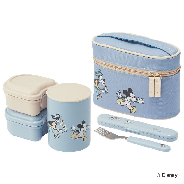 弁当箱 保温 560ml 抗菌 保温ジャー付ランチ ミッキーマウス スモーキーカラー