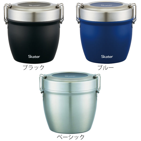 弁当箱 保温 抗菌 800ml 丼 真空ステンレス SKATER 保温弁当箱 -4