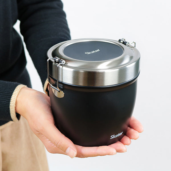 弁当箱 保温 抗菌 800ml 丼 真空ステンレス SKATER 保温弁当箱 -6
