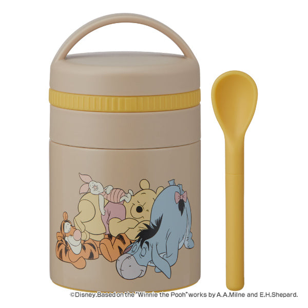 弁当箱 保温 フードポット 180ml 抗菌 ミニ スープジャー くまのプーさん スモーキーカラー