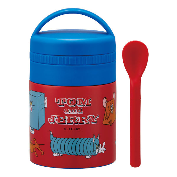 弁当箱 保温 フードポット 180ml 抗菌 ミニ スープジャー トム＆ジェリー アート