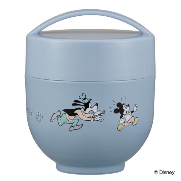 弁当箱 保温 540ml 丼 抗菌 ミッキーマウス スモーキーカラー