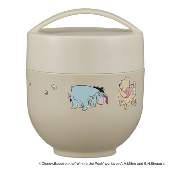 弁当箱 保温 丼 抗菌 540ml 保温弁当箱 ランチジャー くまのプーさん スモーキーカラー