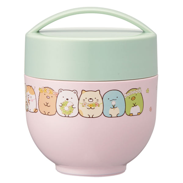 弁当箱 保温 丼 抗菌 540ml 保温弁当箱 ランチジャー すみっコぐらし ねこのきょうだいにであいました