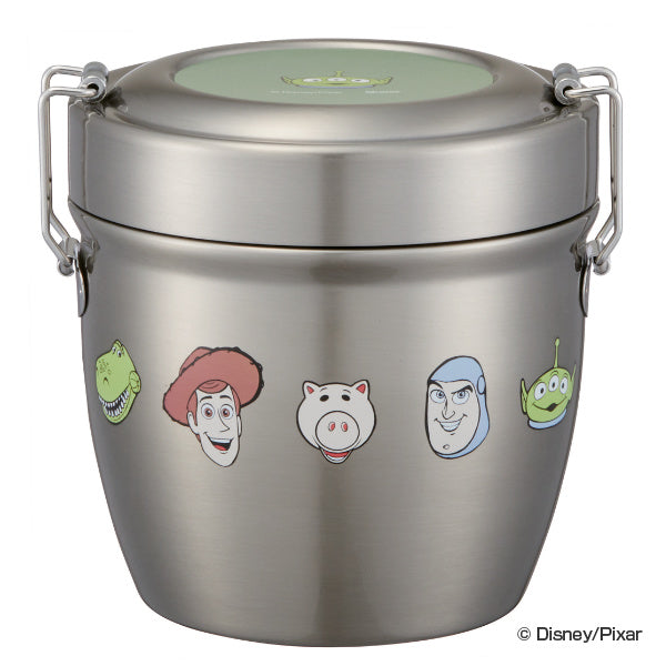 弁当箱 保温 丼 抗菌 550ml 真空ステンレス 保温弁当箱 トイ・ストーリー スモーキーカラー
