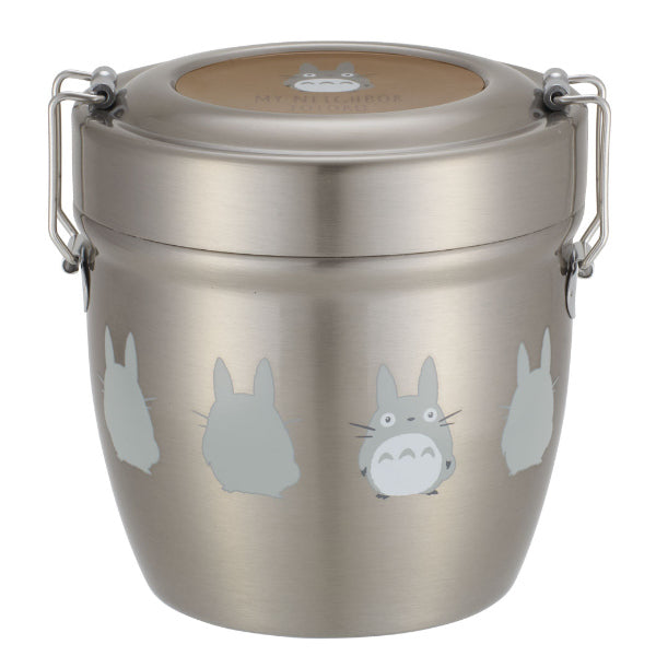 弁当箱 保温 丼 抗菌 550ml 真空ステンレス 保温弁当箱 となりのトトロ シルエット