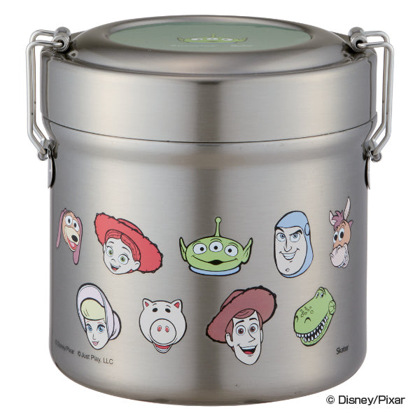 弁当箱 保温 丼 600ml 抗菌 真空ステンレス 保温弁当箱 トイ・ストーリー スモーキーカラー