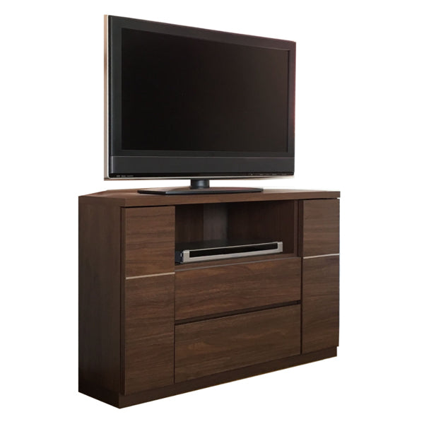 テレビ台 コーナー型 ハイタイプ 木目調 シンプルモダン 幅90cm