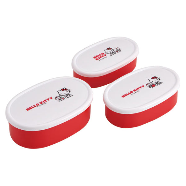お弁当箱 シール容器 抗菌 3個セット ハローキティ タイニーチャム