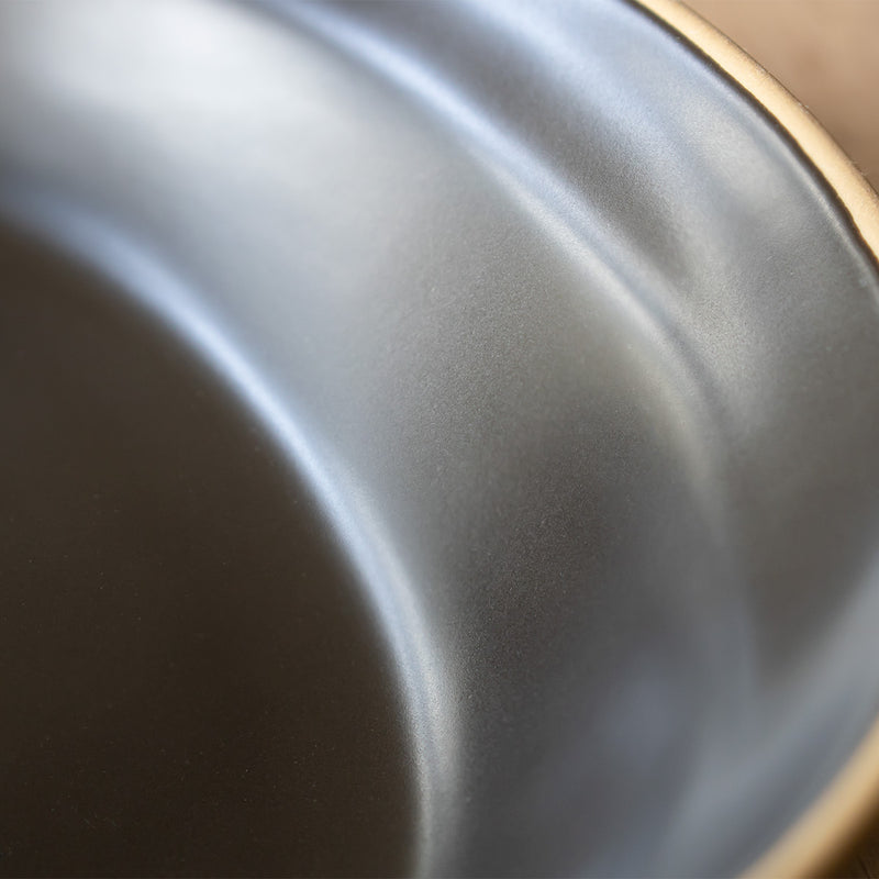 カレー皿 27cm オーバル エッジライン 陶器