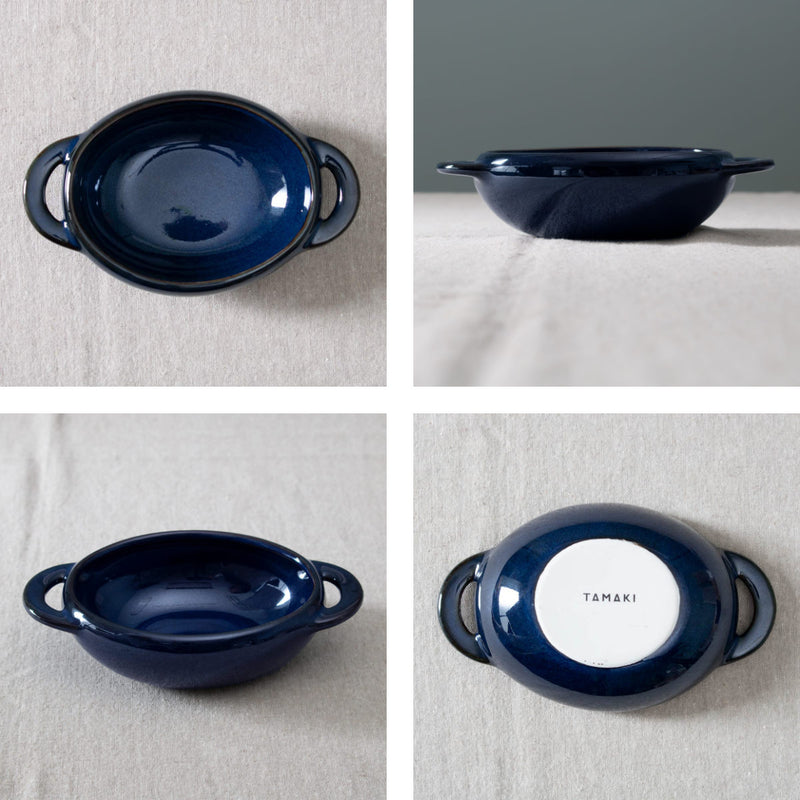 グラタン皿 12.5cm 窯変 陶器