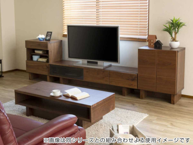 テレビ台 ローボード シンプルモダン ウォールナット材 VENT 幅150cm